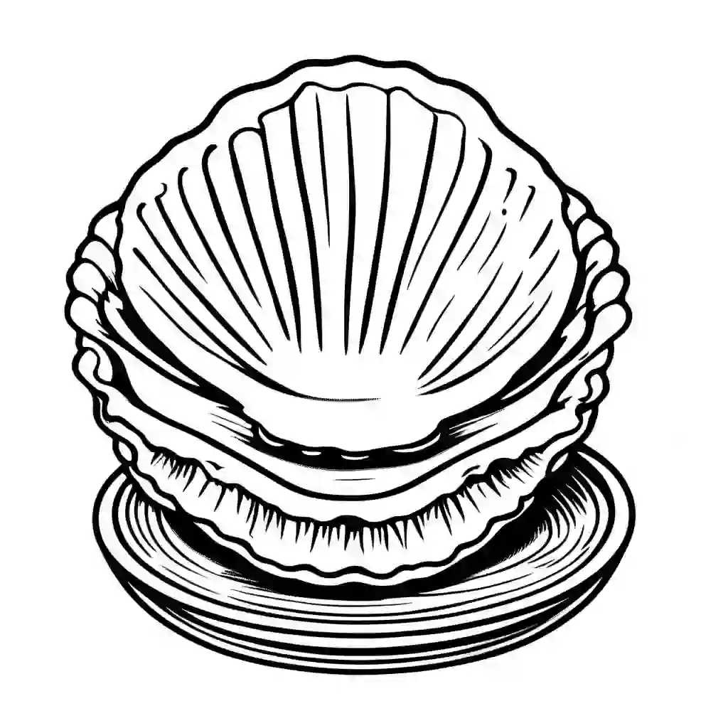 Oyster Beds coloring pages